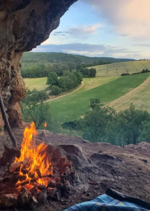 Barbecue à la grotte